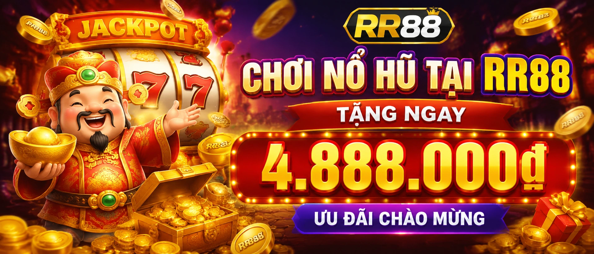 Giao diện rr88 Nổ Hũ trên mobile với bố cục card rõ ràng