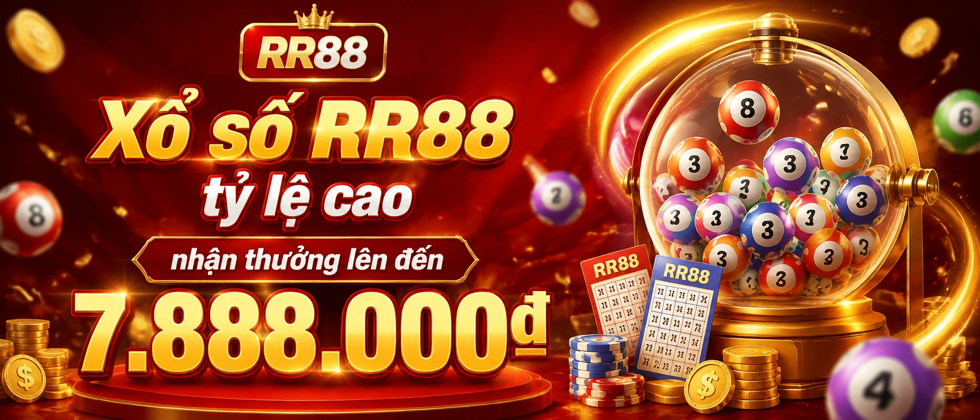 Xổ Số RR88 giao diện chính